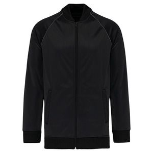 PROACT PA384 - Unisex zipped tracksuit top with piping