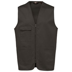 WK. Designed To Work WK608 - Unisex polycotton multi-pocket vest