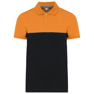 WK. Designed To Work WK210 - Unisex eco-friendly two-tone short sleeve polo shirt