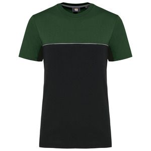 WK. Designed To Work WK304 - Unisex eco-friendly short sleeve two-tone t-shirt