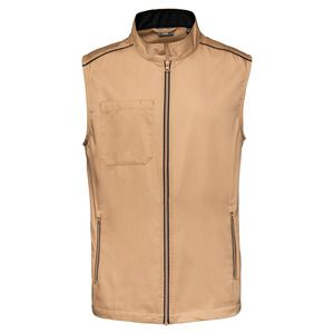 WK. Designed To Work WK6148 - Men's DayToDay Gilet Camel/Black