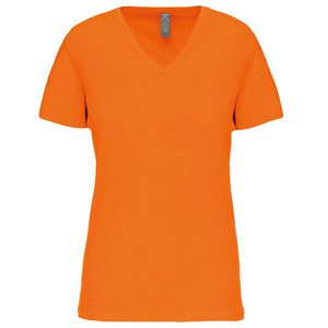Kariban K3029IC - Ladies' BIO150IC V-neck t-shirt Orange
