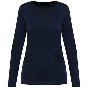 Kariban Premium PK303 - Ladies' crew neck long-sleeved Supima® t-shirt Deep Navy