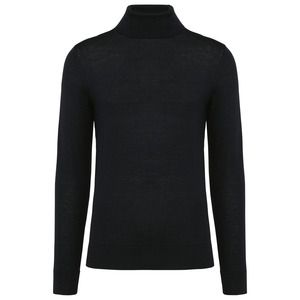 Kariban Premium PK912 - Men's roll-neck merino jumper Black