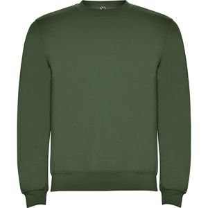 Roly SU1070 - CLASICA Classic sweatshirt with 1x1 elastane rib in collar VENTURE GREEN