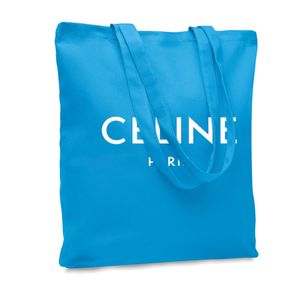 GiftRetail MO6442 - RASSA COLOURED 270 gr/m² Canvas shopping bag Turquoise