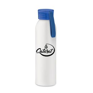 GiftRetail MO6469 - NAPIER Aluminium bottle 600ml White/Blue