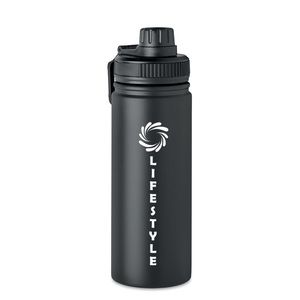 GiftRetail MO6774 - MILI Double wall bottle 500 ml Black
