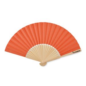 GiftRetail MO6828 - FANNY PAPER Manual hand fan Orange