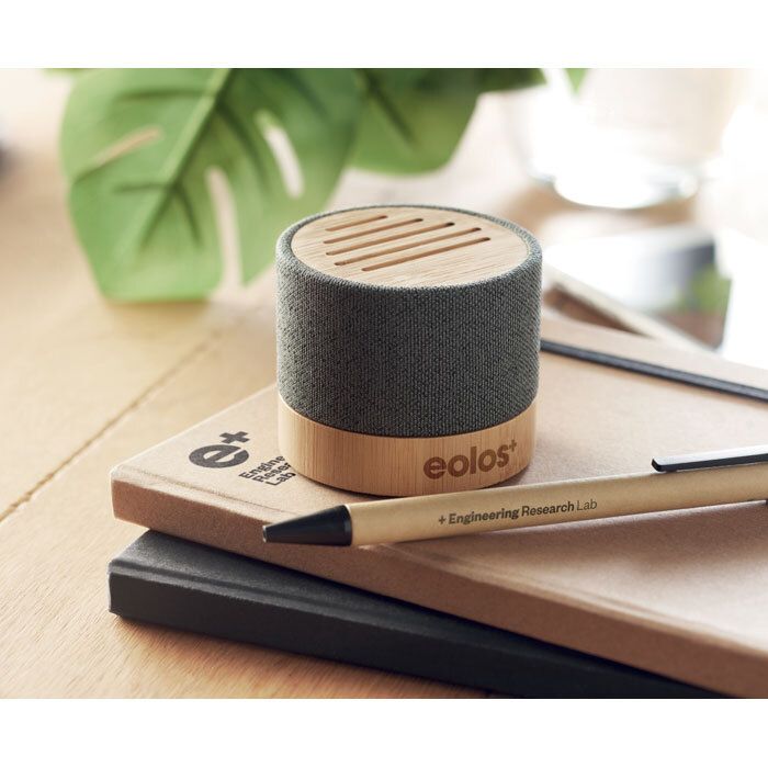 GiftRetail MO6847 - BOOL Bamboo RPET wireless speaker