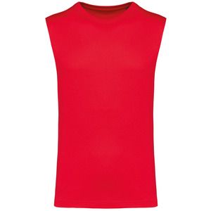 Kariban K3022IC - Men’s eco-friendly sleeveless t-shirt Red