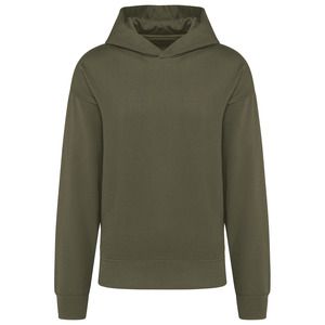 Kariban K4018 - Unisex oversized fleece hoodie Light Khaki