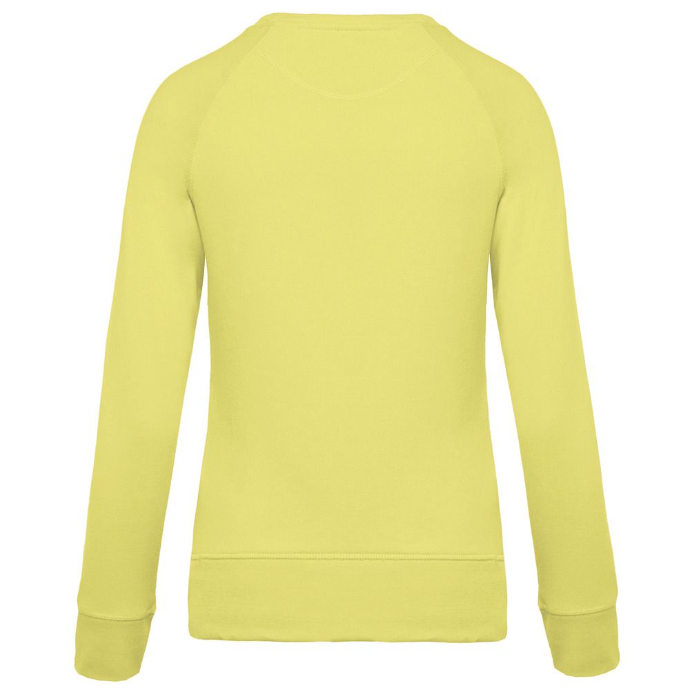 Kariban K481 - Women's organic round neck sweatshirt with raglan sleeves