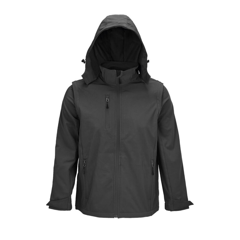 SOL'S 03995 - FALCON 3IN1 Softshell Jacket With Removable Hood And Sleeves