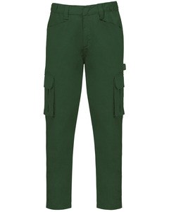 WK. Designed To Work WK703 - Men's eco-friendly multipocket trousers Forest Green