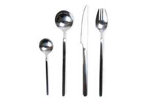 Inside Out LT52055 - Sagaform Frank Cutlery Set 16 pcs Silver