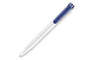 TopPoint LT80913 - Ball pen IProtect hardcolour WHITE / DARK BLUE