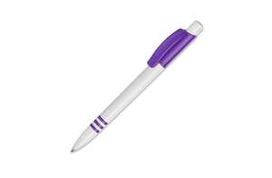 TopPoint LT80918 - Ball pen Tropic hardcolour White / Purple