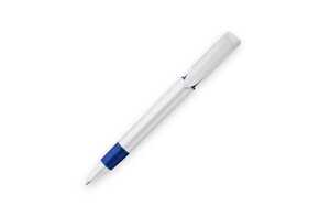 TopPoint LT87544 - Ball pen S40 Grip hardcolour WHITE / DARK BLUE