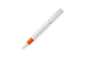TopPoint LT87544 - Ball pen S40 Grip hardcolour White / Orange