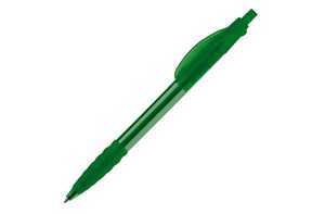 TopPoint LT87626 - Cosmo ball pen transparent rubber grip transparent green