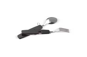 TopPoint LT90405 - Foldable cutlery in multi-tool Black