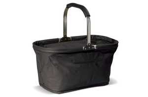 TopPoint LT91498 - Foldable picnic basket 2-in-1 cooling bag Black