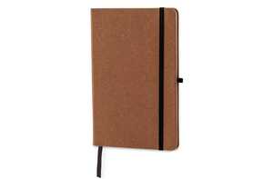 TopEarth LT92522 - Recycled leather A5 hardcover Light Brown