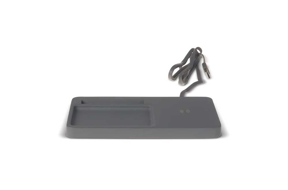 TopPoint LT95045 - Limestone Desk organizer with wireless charger 5W