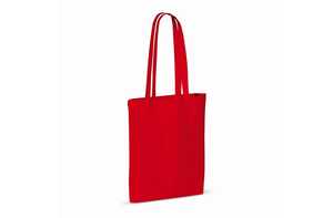 TopEarth LT95241 - Recycled cotton bag 140g/m² 38x42cm Red