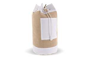 TopEarth LT95268 - Sailor bag Jute/cotton Ecru