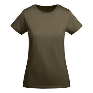 Roly CA6699 - BREDA WOMAN Fitted short-sleeve t-shirt for women in OCS certified organic cotton