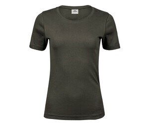 Tee Jays TJ580 - Womens interlock tee Deep Green