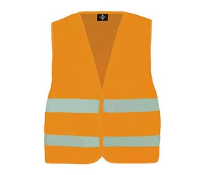 KORNTEX KX227 - SAFETY VEST FOR PRINT PASSAU Orange