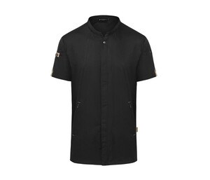 KARLOWSKY KYJM36 - Short sleeve innovative sustainable chef jacket Black