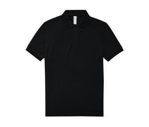 B&C BCU424 - Short-sleeved fine piqué poloshirt