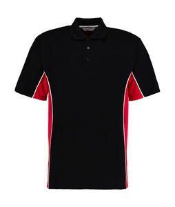 Gamegear KK475 - Classic Fit Track Polo Black/Red/White