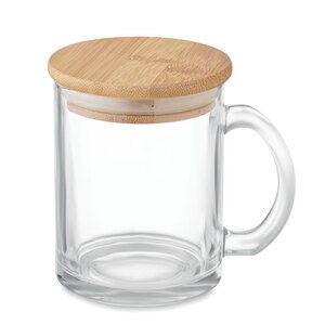 GiftRetail MO2091 - CELESTIAL Recycled glass mug 300 ml Transparent