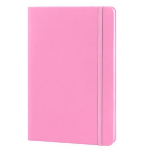 EgotierPro 30083 - A5 PU Cover Notebook with Elastic Band LUXE