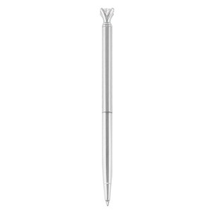 EgotierPro 38524 - Metal Ballpoint Pen with Stone Top GEM