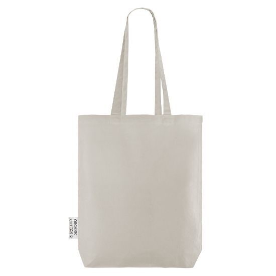 EgotierPro 50040 - 100% Cotton Canvas Bag with Long Handles KIOSK