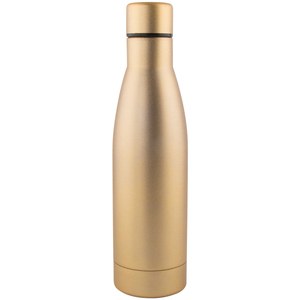 EgotierPro 50545 - 500 ml Double-Walled Stainless Steel Bottle MILKSHAKE Dorado