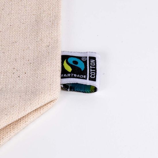 EgotierPro 52044 - Fairtrade Cotton Bag with Long Handles CLIFF