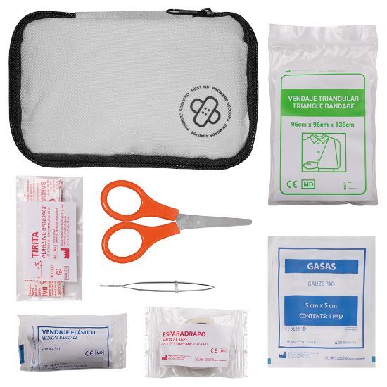 EgotierPro 52083 - First Aid Kit with Polyester Bag PREVENT