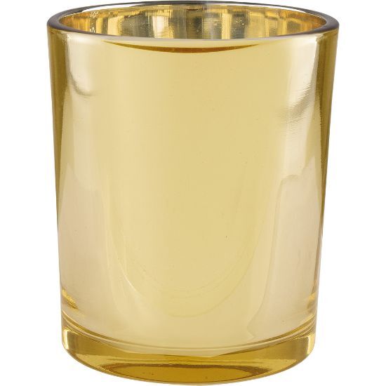 EgotierPro 52523 - Bergamot Scented Wax Candle in Golden Glass LOMBOK