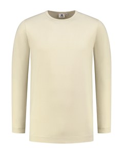 Lemon & Soda LEM1265 - T-shirt Crewneck cot/elast LS for him Sand