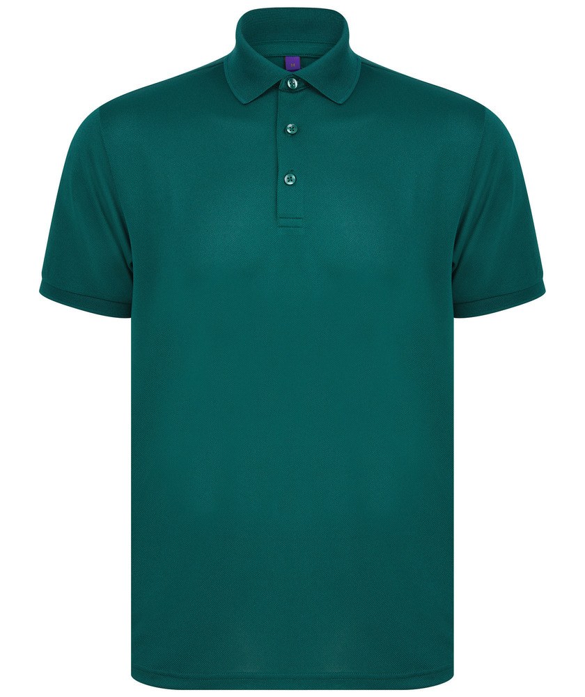 Henbury H465 - Men's recycled polyester polo shirt