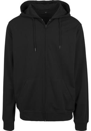 Build Your Brand BY082 - Zipped hooded terry sweatshirt