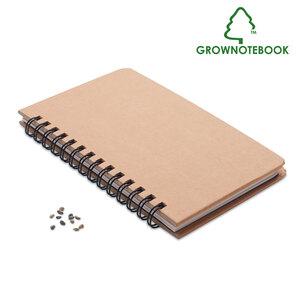 GiftRetail MO6225 - GROWNOTEBOOK™ A5 Pine tree GROWNOTEBOOK™