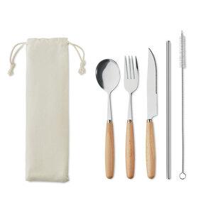 GiftRetail MO6336 - CUSTA SET Cutlery set stainless steel